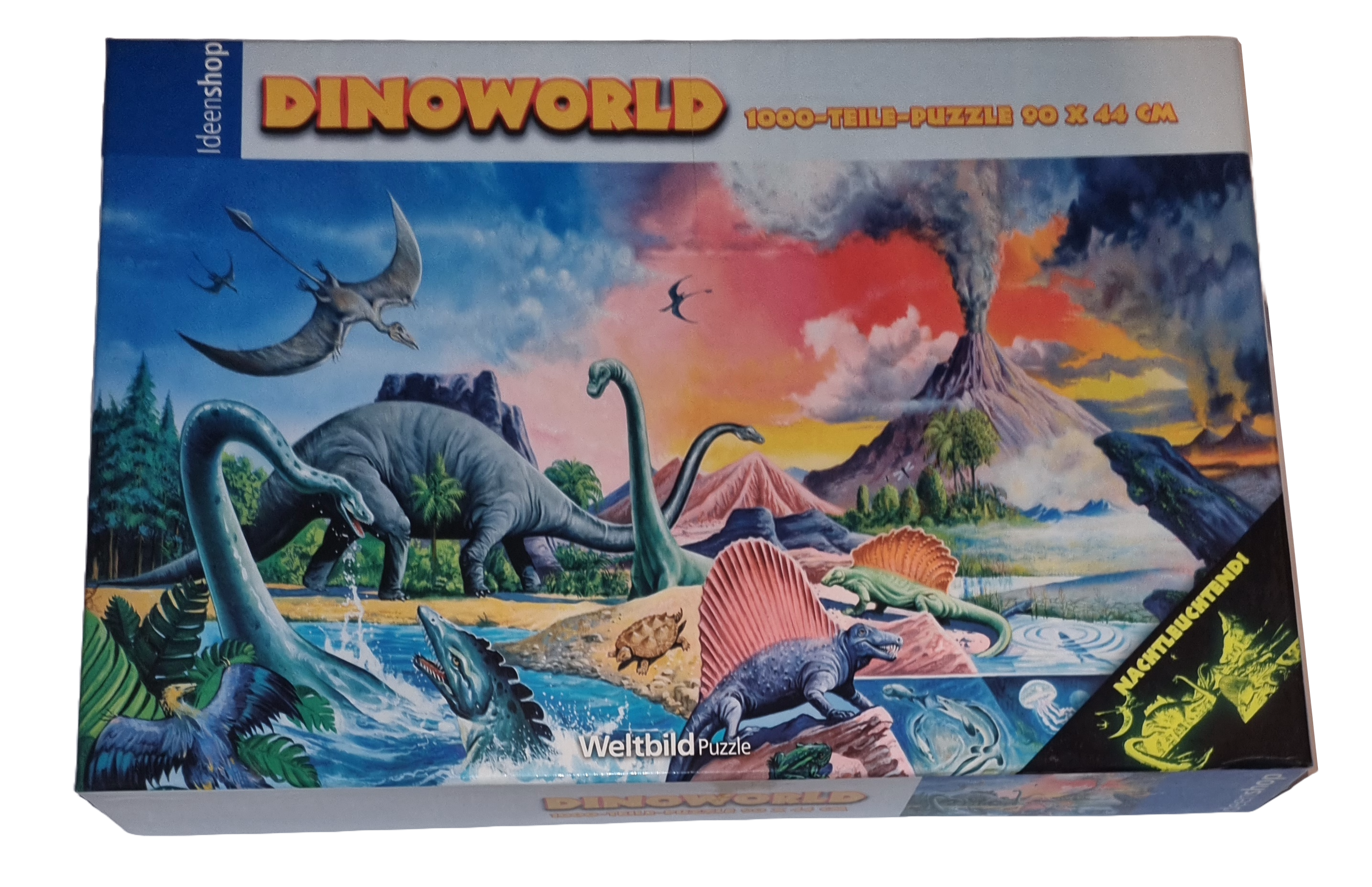 Weltbild Ideenshop Dinoworld Puzzle 1000 Teile Nachtleuchtend 571783